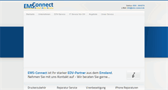 Desktop Screenshot of ems-connect.de